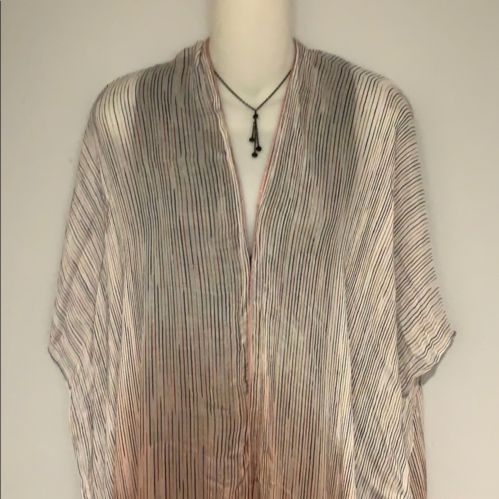 NWOTOmbré Striped Kimono